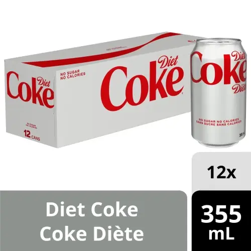DIET COKE 355ml 12/CASE