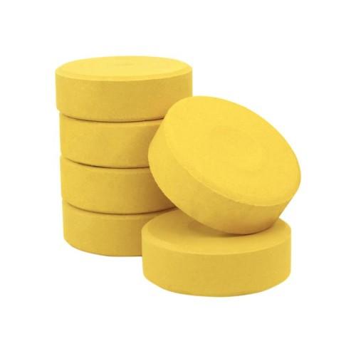 TEMPERA BLOCK #2 YELLOW 6/PKG