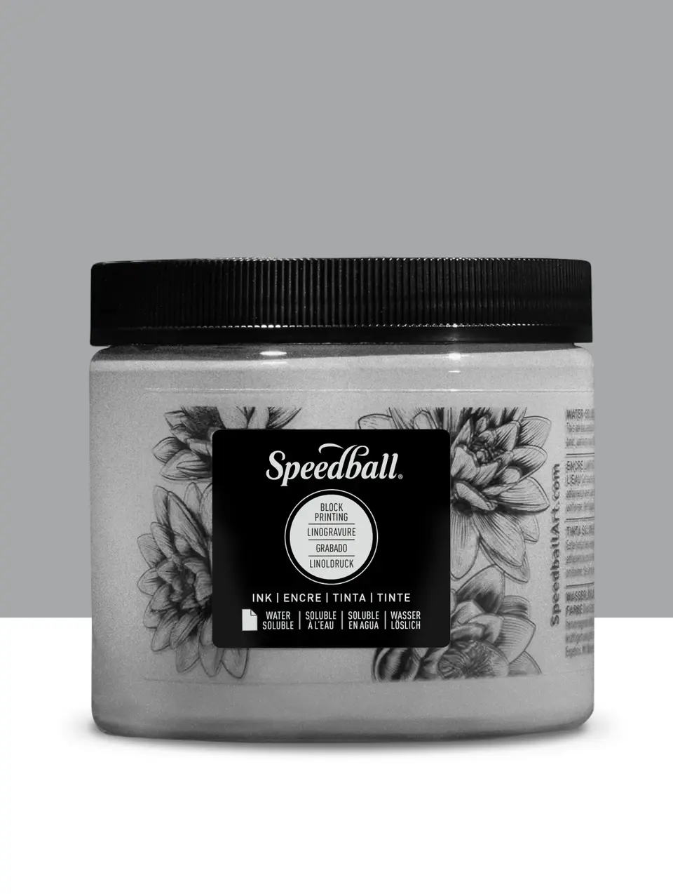 LINO INK 1 LB SILVER