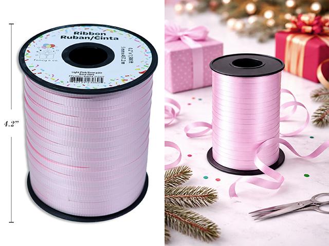 CURLING RIBBON 500 yds LIGHT PINK
