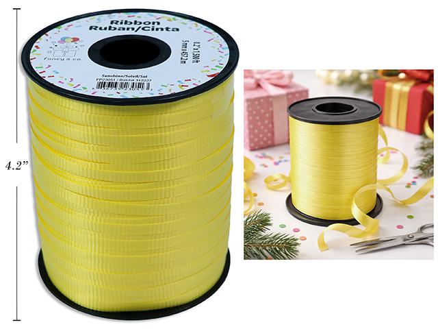 CURLING RIBBON 500 yds SUNSHINE YELLOW