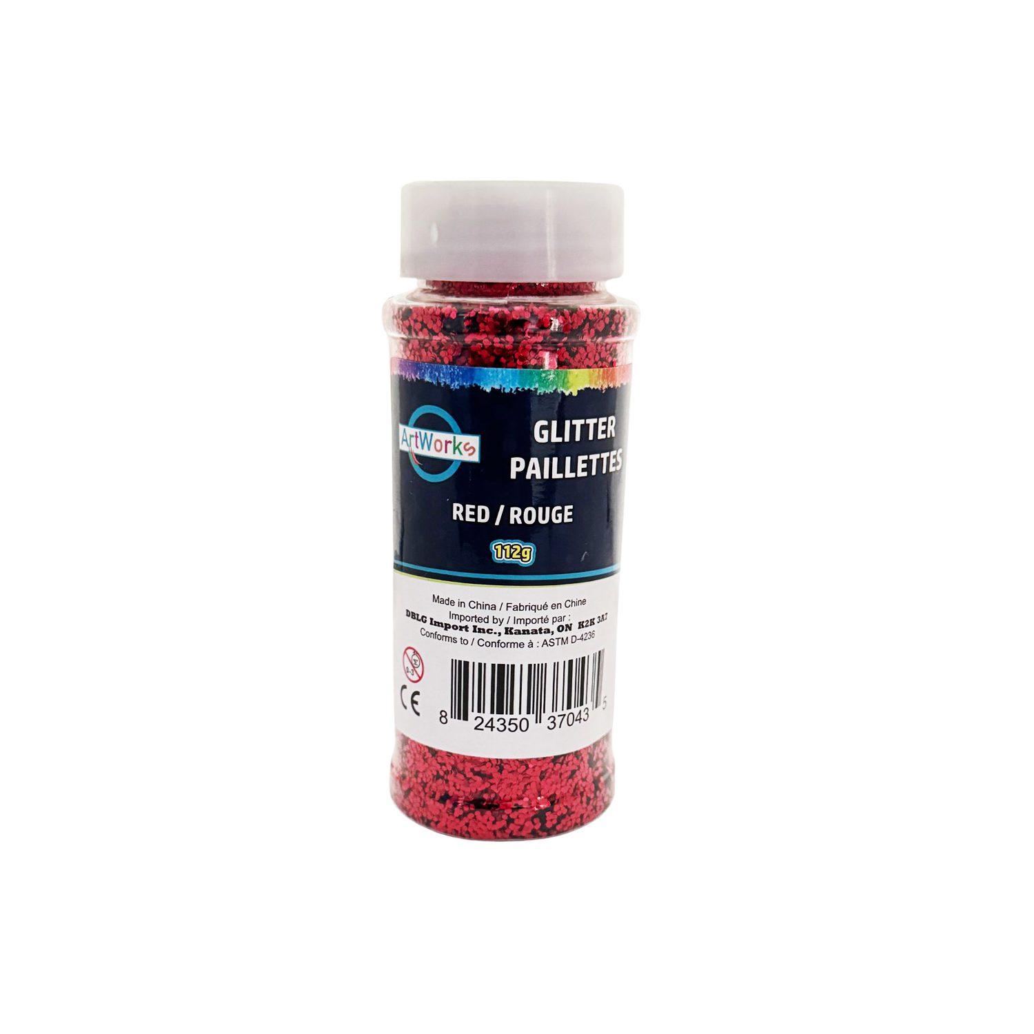 GLITTER 112g RED