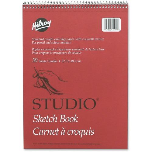 SKETCH BOOK 9" x 12" 30 SHEETS COIL