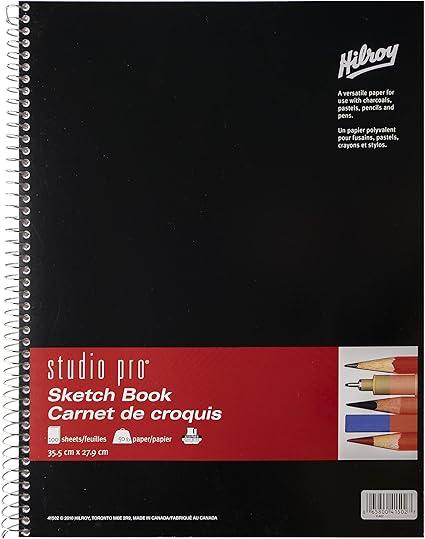 SKETCH BOOK 11" x 14" 100 SHEETS COIL