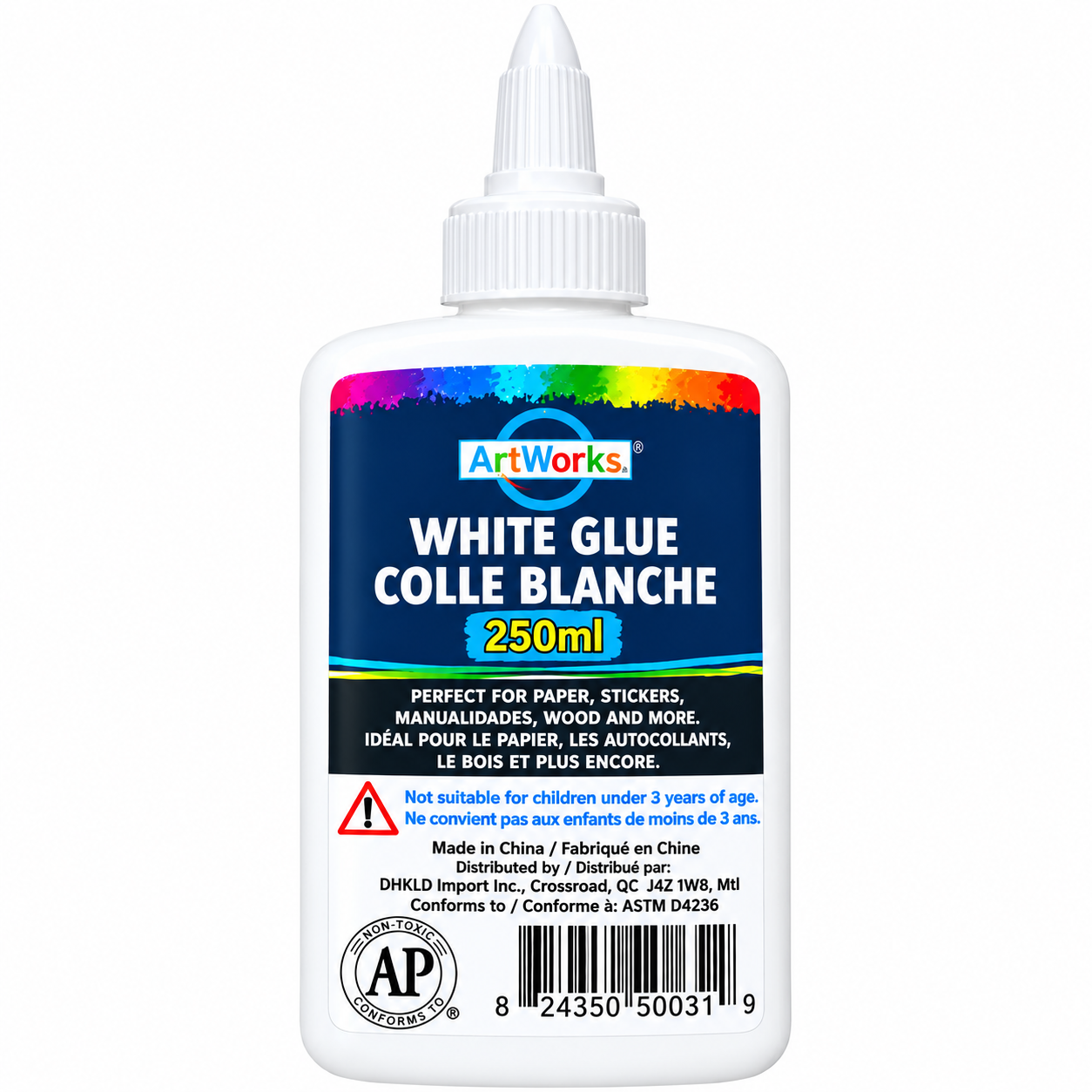 ARTWORKS WHITE GLUE 250ml (8.5oz)