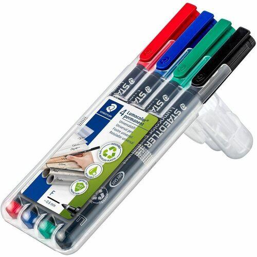 MARKER OH FINE PERM SET/4 ASST