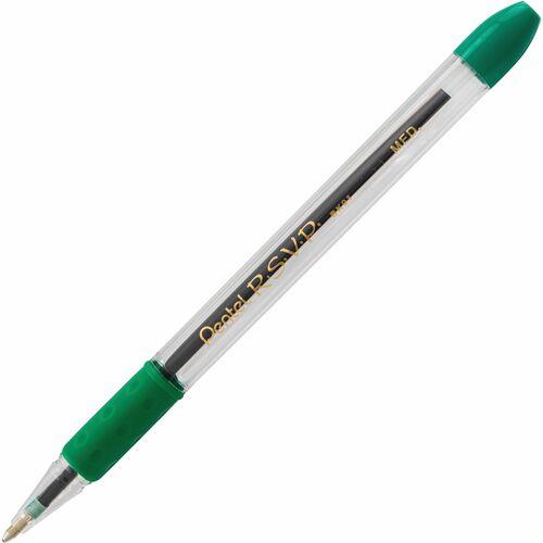 PEN PENTEL MEDIUM GREEN 12/BOX