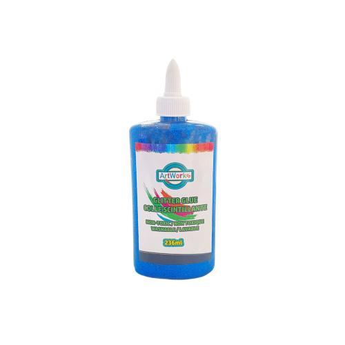 GLITTER GLUE 8oz BLUE