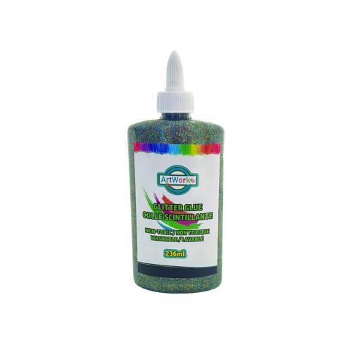 GLITTER GLUE 8oz MULTI-COLOURED