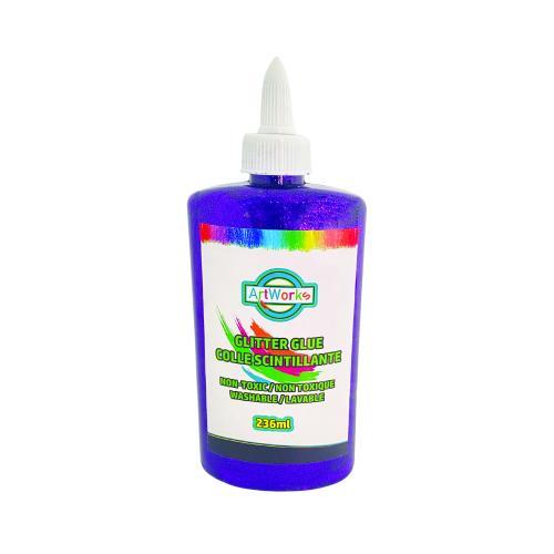 GLITTER GLUE 8oz PURPLE