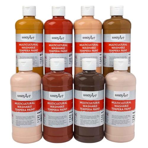 MULTICULTURAL PAINT 8 COLOURS/SET 8oz (237ml)