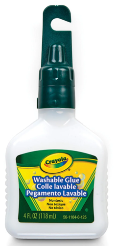 GLUE CRAYOLA WASHABLE 118ml (4oz)