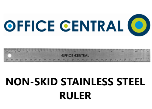 STEEL RULER 12"