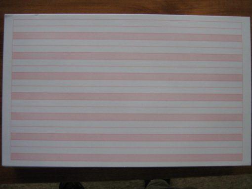 MONTESSORI PAPER PINK LINED 8.5" x 14" 500/PKG