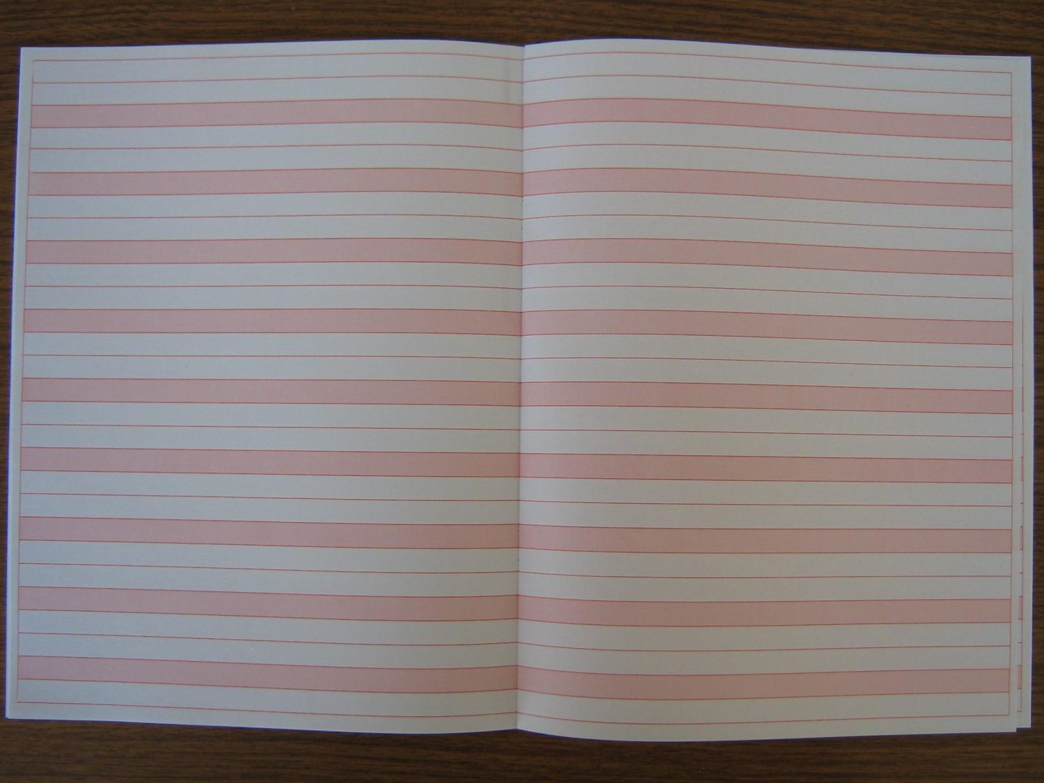 MONTESSORI BOOKS PINK LINED 8.5" x 7" 50/PKG