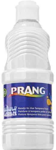 TEMPERA WASHABLE PAINT 16oz (473ml) WHITE