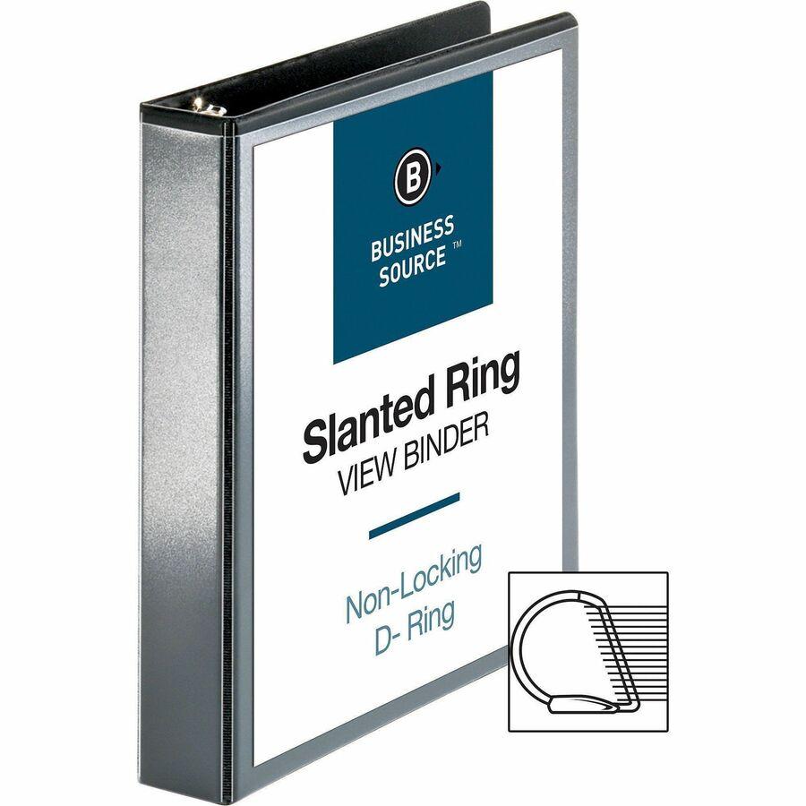 BINDER 1.5" OVERLAY D RING BLACK