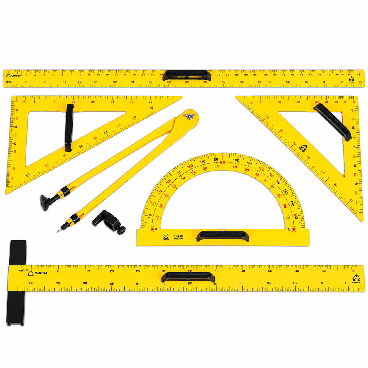 DRY ERASE / CHALKBOARD GEOMETRY 6 PCE SET