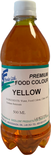 FOOD COLOURING 500ml YELLOW