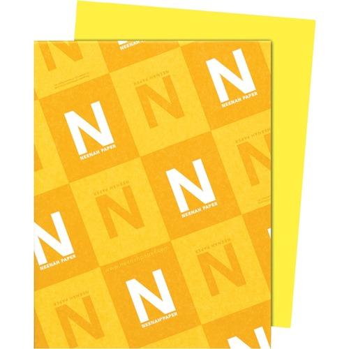 PAPER, ASTROBRIGHTS 24lb 8.5" x 11" 500/PKG LIFT-OFF YELLOW