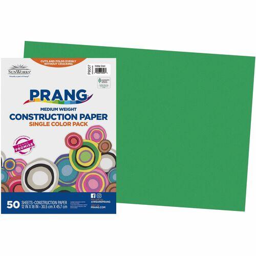 CONSTRUCTION PAPER 12" x 18" HOLIDAY GREEN 50/PKG