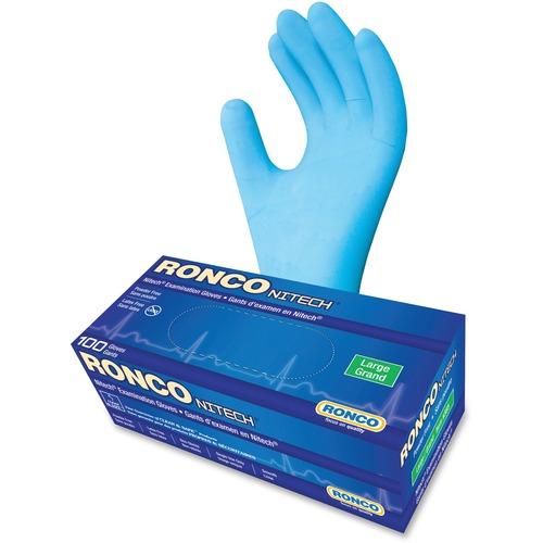 NITECH DISPOSABLE GLOVES LARGE 100/BOX