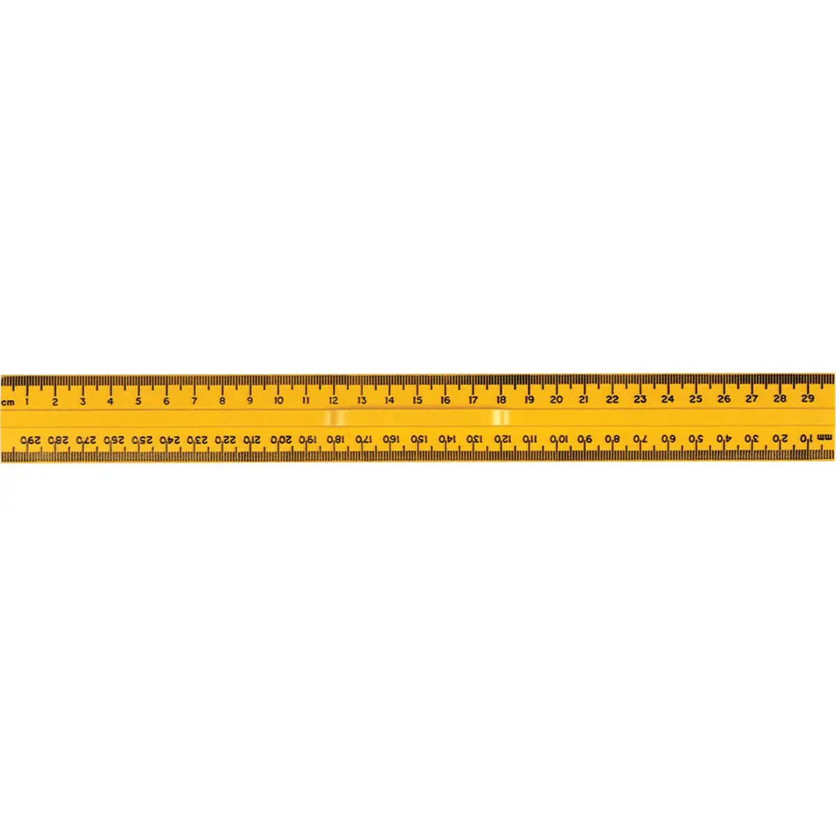 RULER SENIOR PLASTIC 30CM CMS/MMS
