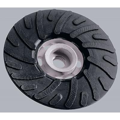 Dynabrade 50281 4-1/2" (114 mm) Dia. Disc Pad, Spiral-Face Rubber, Medium Density, 5/8"-11 Female Thread