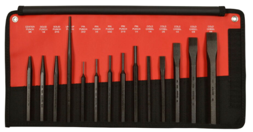 MAYHEW 61044 14PC Punch & Chisel Set