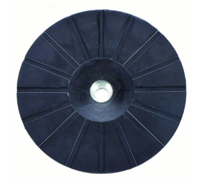 Ingersoll Rand 6130A PSA Disc Backup Pad: 7 in Dia x 1/4 in T, 5/8"-11 Internal-Thread, Non-Vacuum