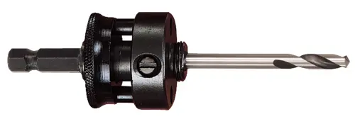 Starrett 56615 Arbor with HSS Drill - Fits Hole Saw 1 1/4" to 6"