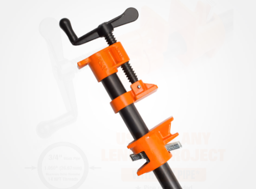 PONY 50 Classic pipe clamp fixture for 3/4-inch black pipe