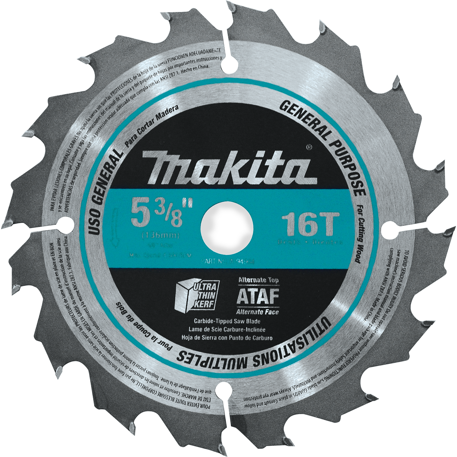 5-3/8" Circular Saw Blades