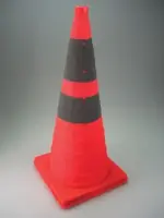 28" Collapsible Lighted Traffic Cones