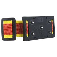 Mid-sole intrinsically safe ice cleat