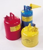 5 GALLON RED GAS CAN WITH FUNNEL