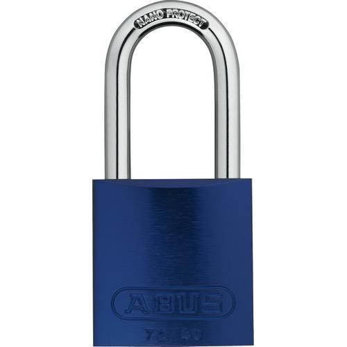 ABUS-08401: BLUE ALUMINUM BODY ALUMINUM PADLOCK WITH HARDENED STEEL SHACKLE