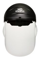 XO SKELETEN HEADGEAR & CLEAR MAX6 POLYCARBONATE FACE SHIELD