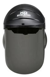 XO SKELETEN HEADGEAR & GRAY POLYCARBONATE FACE SHIELD