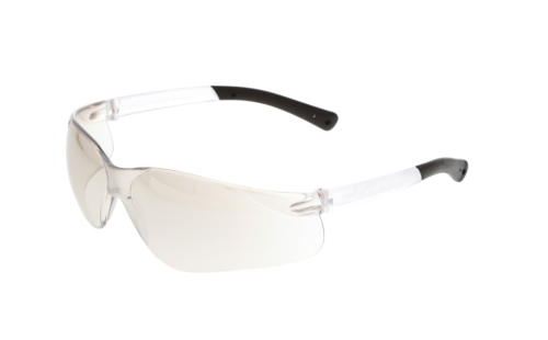 BearKat® BK1 Series Safety Glasses with Indoor / Outdoor Clear Mirror Lens Soft Non-Slip Temple Material