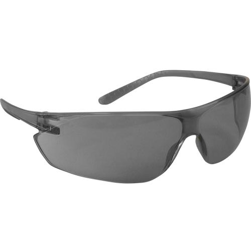 PIP-250-14-0521 -Zenon Ultra-Lyte™ Rimless Safety Glasses with Gray Temple, Gray Lens and Anti-Scratch / Fogless® 3Sixty™ Coating