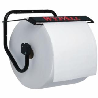 WypAll® Jumbo Wiper Dispenser, Wall, Metal, Black