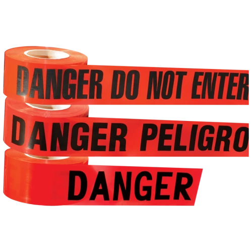DANGER TAPE, 3 X 500FT, REINFORCED