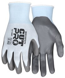 CUT PRO HYPERMAX GLOVES - GRAY/WHITE, SMALL