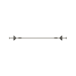 A4H 8" WALL X 4- 3/4 LW HEX HEAD W/ 1X1 CONE USA (100 BOX) WALL TIE