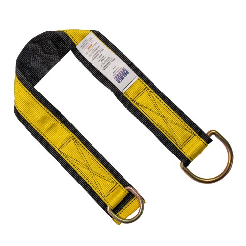 3" X 10ft. strap with large D-ring pass-through and small D-ring