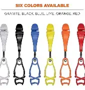 ERGODYNE-3420: Swiveling Glove Clip Holder with Dual Clips