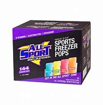 ALL SPORT BODY QUENCHERS FREEZER POP - 144POPS/CS - 44CS/PALLET