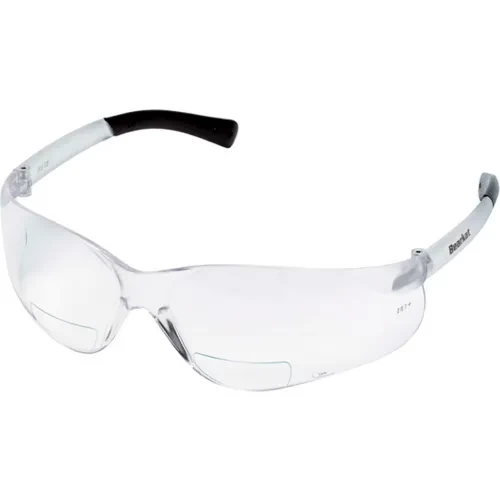 MCR Safety® BearKat® BKH25 Safety Glasses BK2.5 Magnifier, 2.5 Strength, Clear Lens