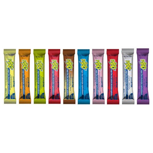 SQWINCHER-QWIKSTICK: QWICK STIK ZERO, HYDRATION 200 STIKS PER CASE, ASSORT. FLAVORS..(20 TUBES OF 10 STICKS)